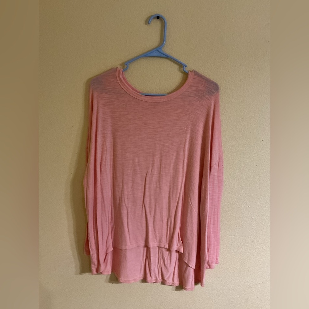 Old Navy Soft Pink Long Sleeve Tee